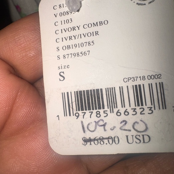 Free People Cream Floral Midi Dress with Blue Details - Picture 10 of 13